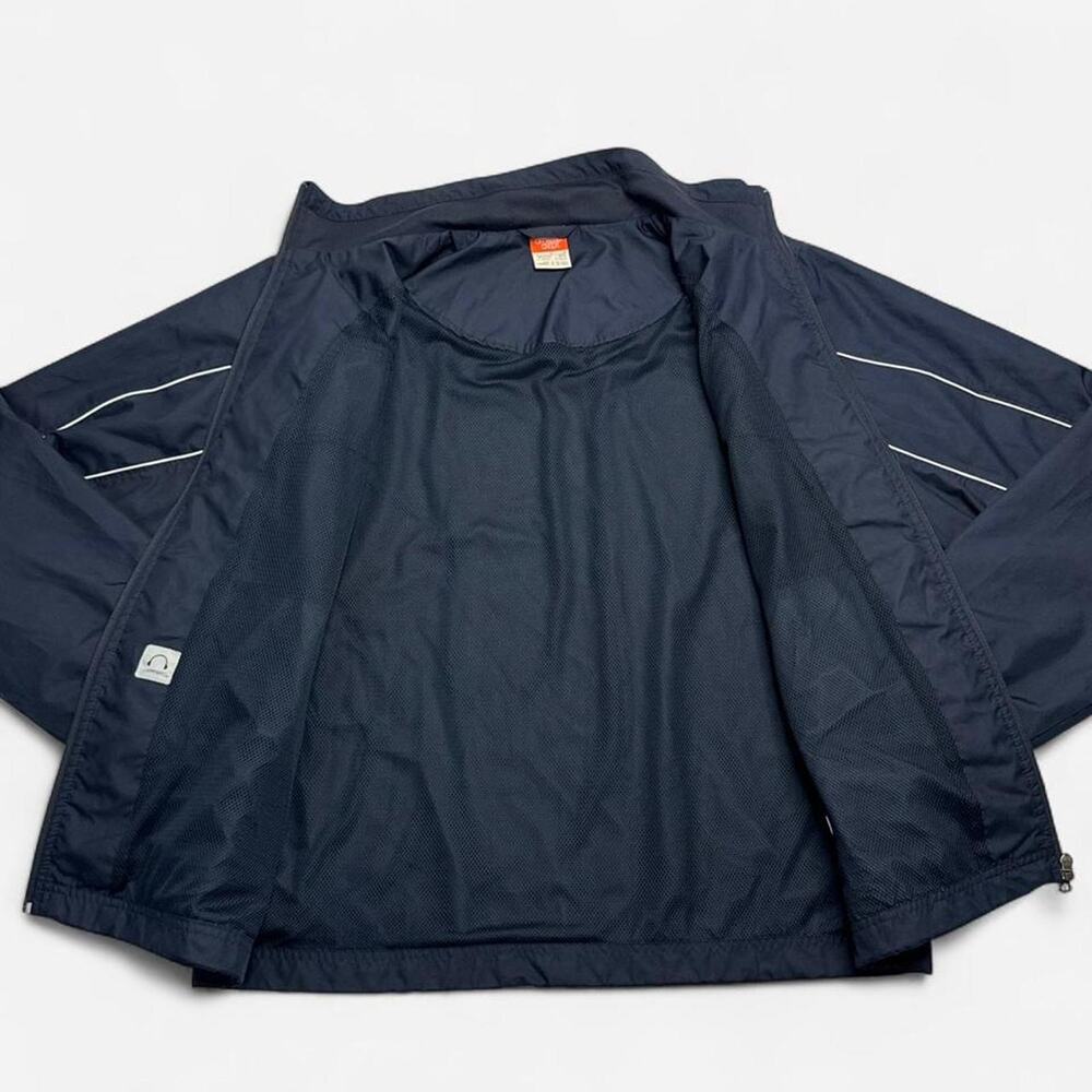 Nike Y2K Athletic Dept Navy Full Zip Windbreaker Jacket Men’s Large Mesh Lined - Picture 5 of 8
